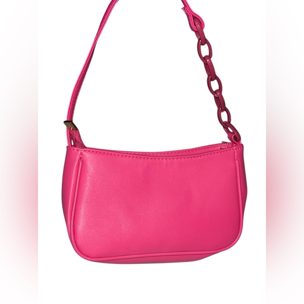 Women’s Hot Pink Barbie Shoulder Bag | Mini Purse with Chain Strap